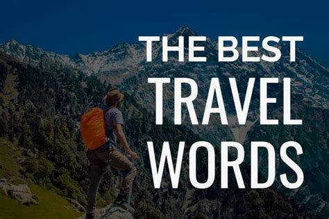 words associated with journey.